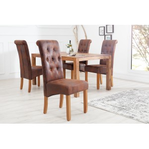 VALENTINO II modern szék- antik kávé INVICTA