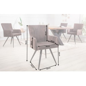 ROADSTER design szék- antik kávé