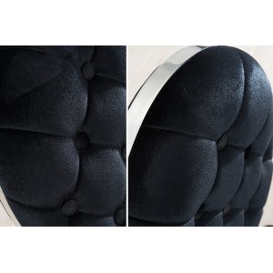 MODERN BAROCK karfás design szék - fekete