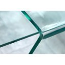 GHOST -II üveg dohányzóasztal szett