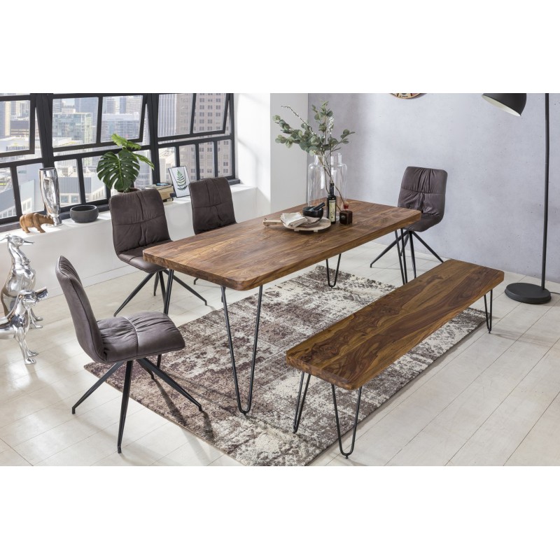 JAIPUR tömör rózsafa étkezőasztal