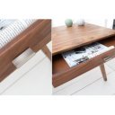 MALMÖ tömör rózsafa íróasztal - 120cm