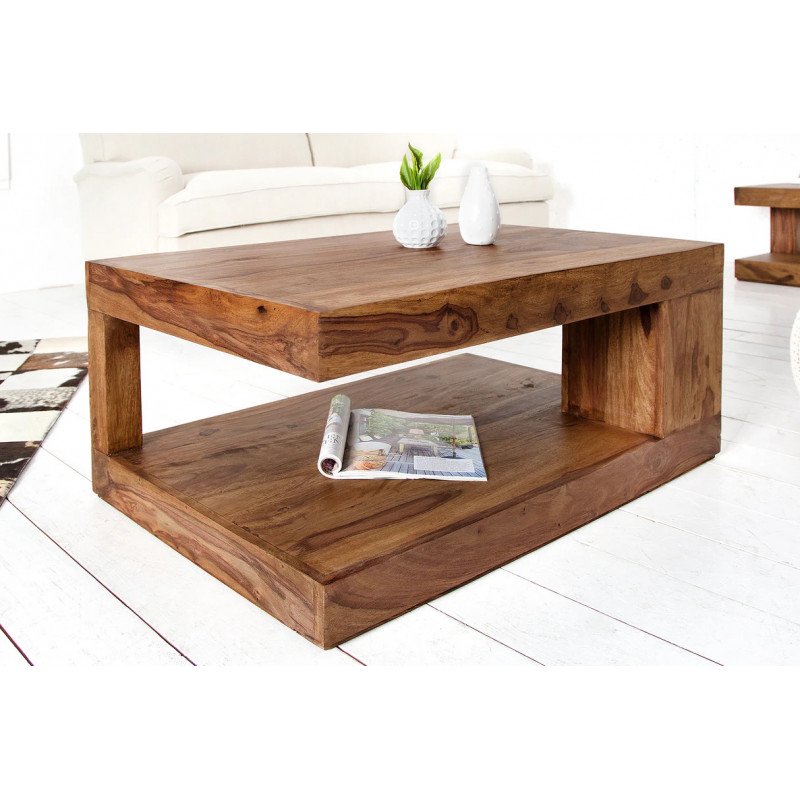 MAURA GIANT tömör rózsafa dohányzóasztal