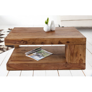 MAURA GIANT tömör rózsafa dohányzóasztal