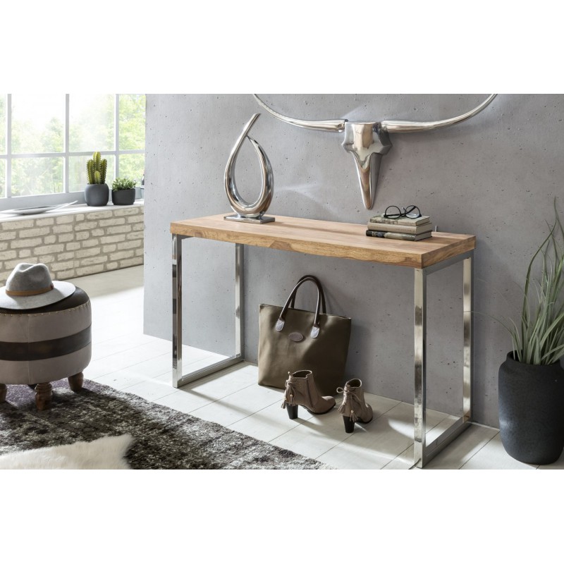 REDWOOD tömör akácfa konzolasztal