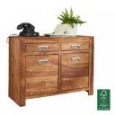 SWATI tömör rózsafa komód - 90 cm