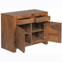 SWATI tömör rózsafa komód - 90 cm