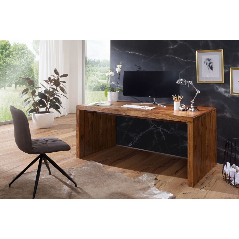 BOHA tömör rózsafa íróasztal - 120/140/160/180/200cm