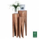 DENPASSAR tömör akácfa lerakóasztal szett