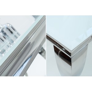 MODERN BAROCK design étkezőasztal -200cm - fehér