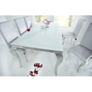 MODERN BAROCK design étkezőasztal -200cm - fehér
