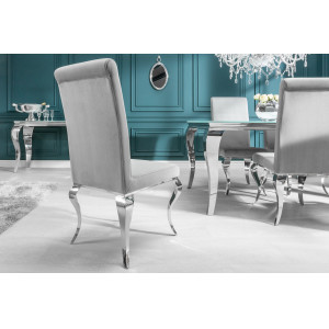 MODERN BAROCK design szék -ezüst