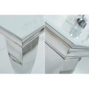 MODERN BAROCK konzolasztal  - ezüst