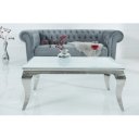 MODERN BAROCK design dohányzóasztal - ezüst