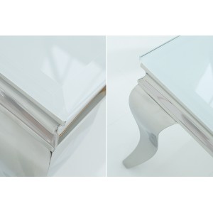 MODERN BAROCK design dohányzóasztal - ezüst