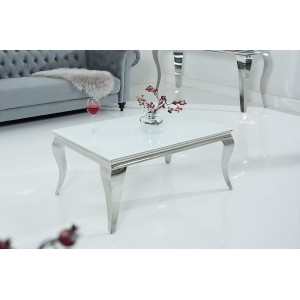 MODERN BAROCK design dohányzóasztal - ezüst
