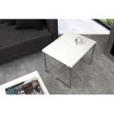 NOBILE modern dohányzóasztal szett - fehér/króm