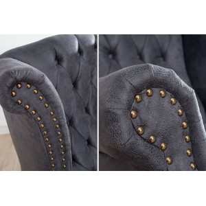 CHESTER design fotel - antik szürke