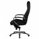 CONTINENTAL bőr irodai szék - fekete