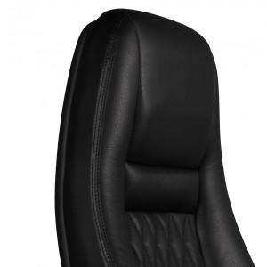 CONTINENTAL bőr irodai szék - fekete
