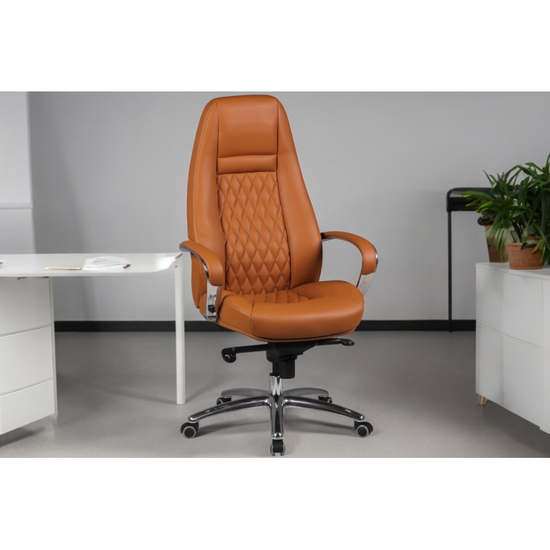 CONTINENTAL bőr irodai szék - caramel