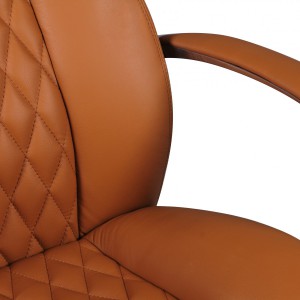CONTINENTAL bőr irodai szék - caramel