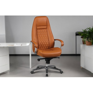 CONTINENTAL bőr irodai szék - caramel Irodai székek