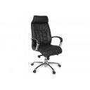 TORINO bőr irodai szék - fekete