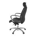 TORINO bőr irodai szék - fekete