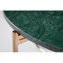 MARBLE design dohányzóasztal - zöld márvány - 60cm