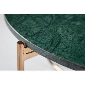 MARBLE design dohányzóasztal - zöld márvány - 60cm