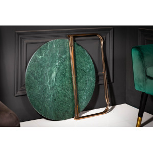 MARBLE design dohányzóasztal - zöld márvány - 60cm