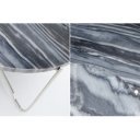 MARBLE design dohányzóasztal - szürke márvány - 60cm