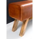 LEATHER BOX ülőpad tömör mangófa lábakkal