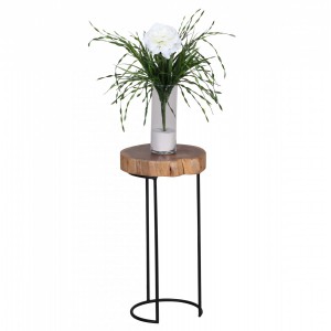 KALKUTTA tömör akác lerakóasztal 55cm