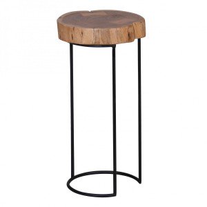 KALKUTTA tömör akác lerakóasztal 55cm