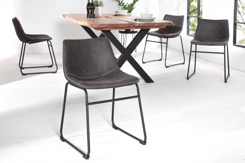 DJANGO design szék - vintage szürke