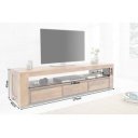 MAKASSAR III tömör rózsafa design TV szekrény