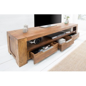MAKASSAR III tömör rózsafa design TV szekrény