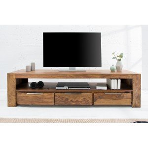 MAKASSAR III tömör rózsafa design TV szekrény