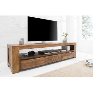 MAKASSAR III tömör rózsafa design TV szekrény INVICTA