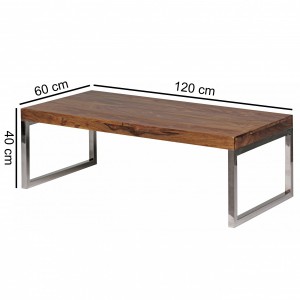 REDWOOD tömör rózsafa dohányzóasztal 120 cm
