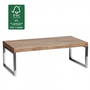 REDWOOD tömör akácfa dohányzóasztal 120 cm