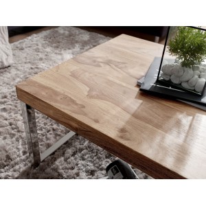 REDWOOD tömör akácfa dohányzóasztal 120 cm
